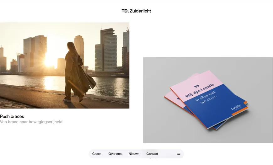 Zuiderlicht TD website project preview